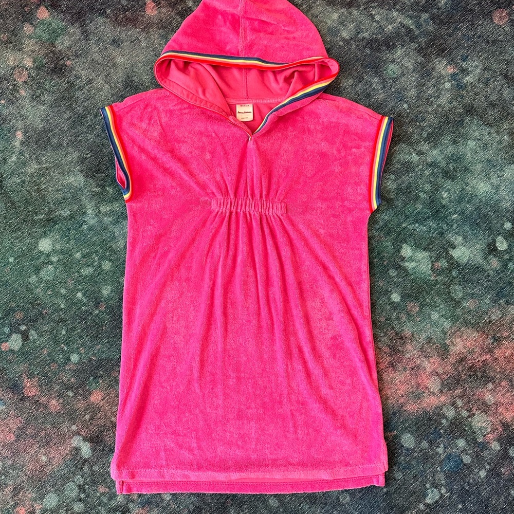 Loop Terry Hoodie Coverup girls size 8
